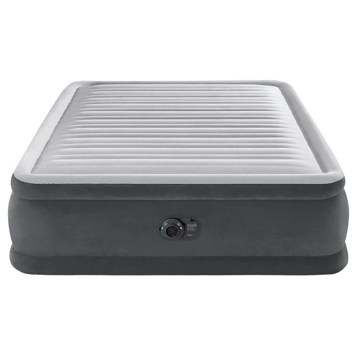 Intex Dura-Beam Deluxe Comfort-Plush Queen Air Bed with Built-In Electric Pump