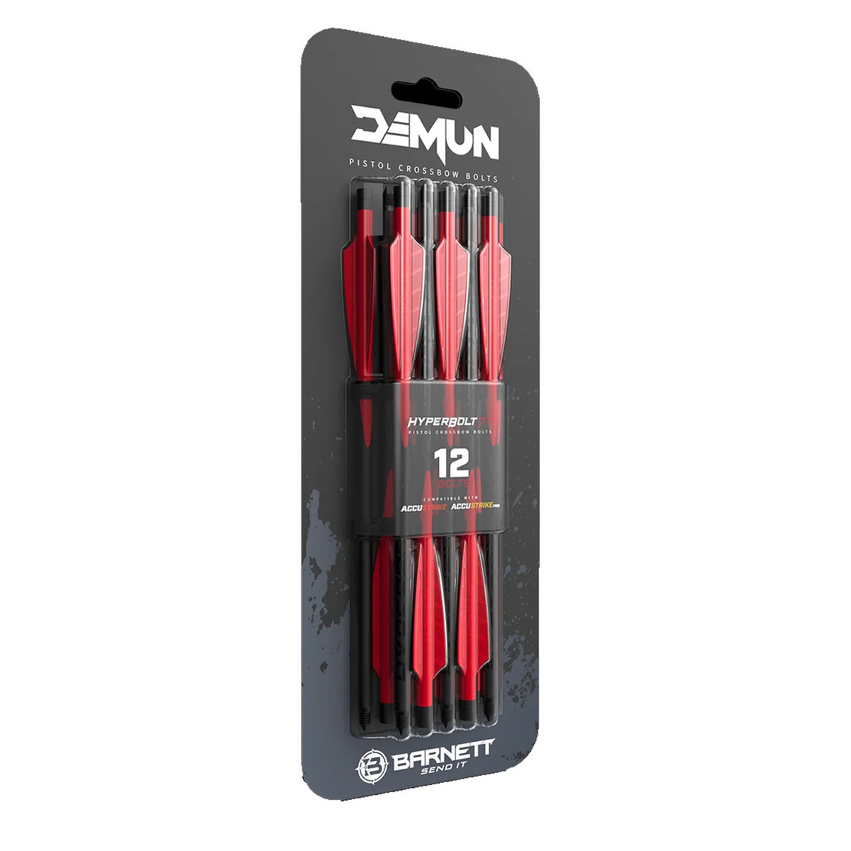 Barnett Demun Hyperbolt Crossbow 3 Fletch Bolt - 7in - 12 Pack