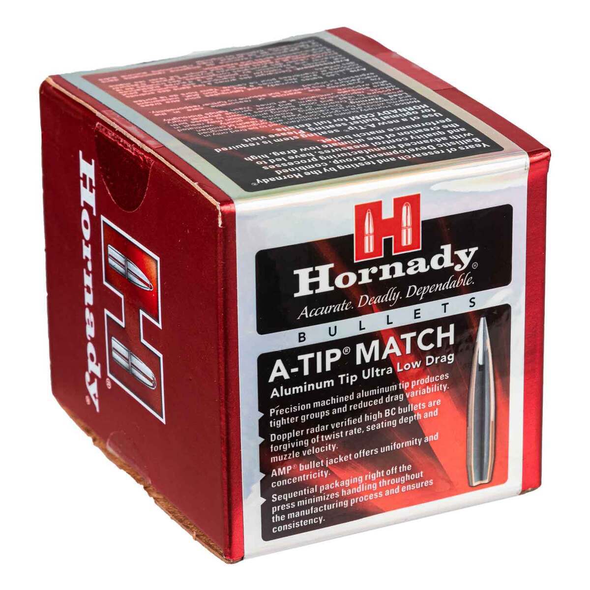 Hornady A-Tip 416 Cal/.416in A-Tip Match 500gr Reloading Bullets - 25 Count