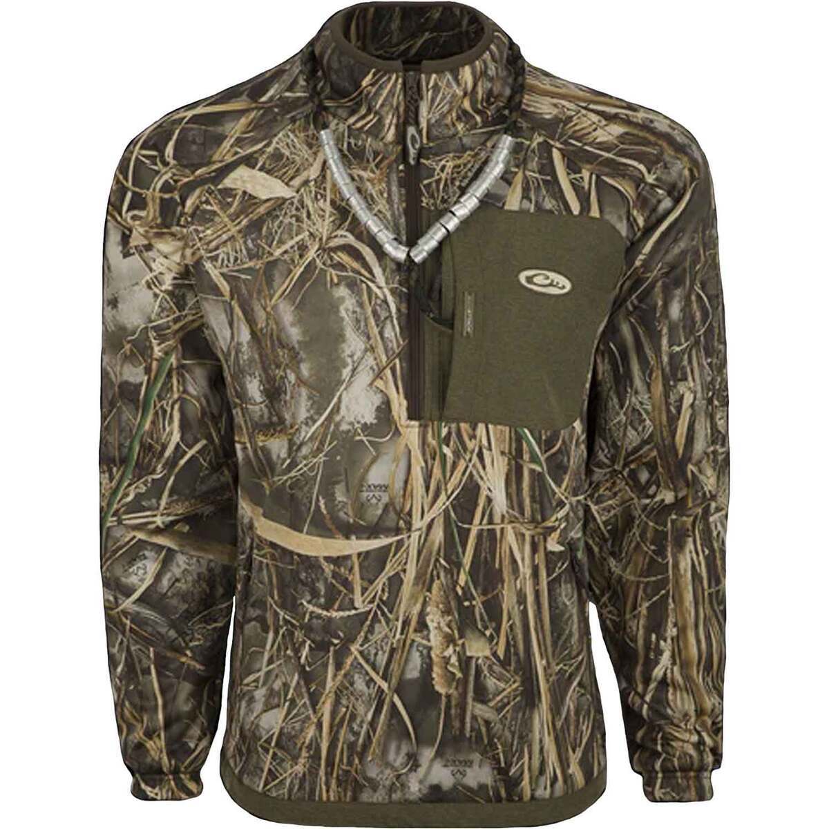 Drake Waterfowl Men's Max-7 MST Endurance Quarter Zip Pullover Hunting Jacket - XXL