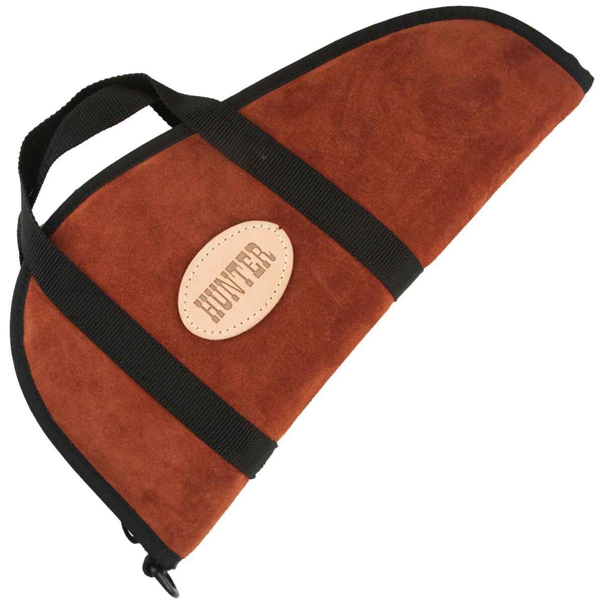Hunter Suede Handgun Case - Brown
