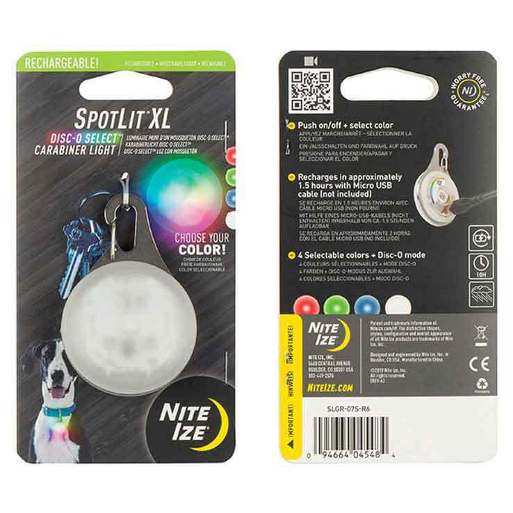 Nite Ize SpotLit XL Rechargeable Carabiner Light