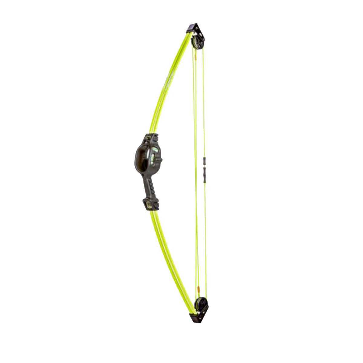 Bear Archery Spark 5-10lbs Ambidextrous Flo Green Youth Archery Bow Set