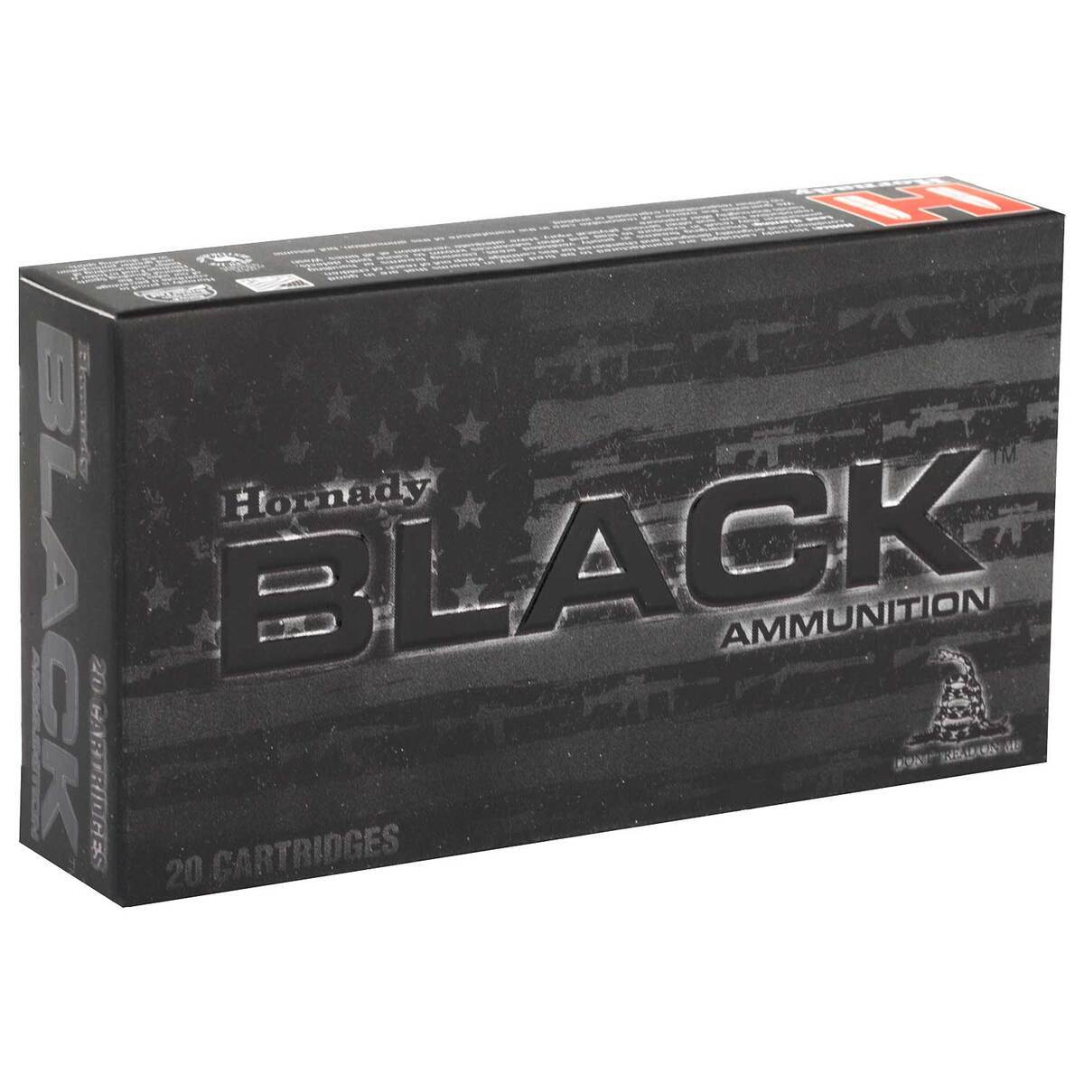 Hornady Black 5.56mm NATO 75gr Interlock Rifle Ammo - 20 Rounds