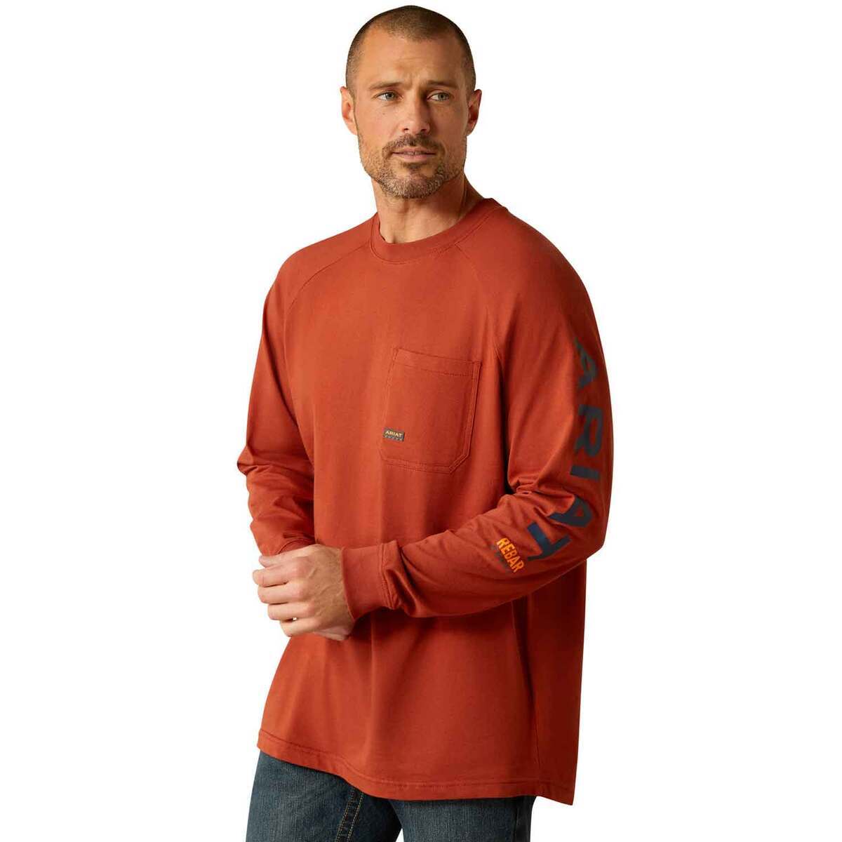 Ariat Men's Rebar Cotton Strong Graphic Long Sleeve Work Shirt