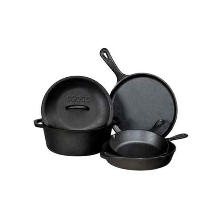 Lodge Logic 5 Piece Cast Iron Set