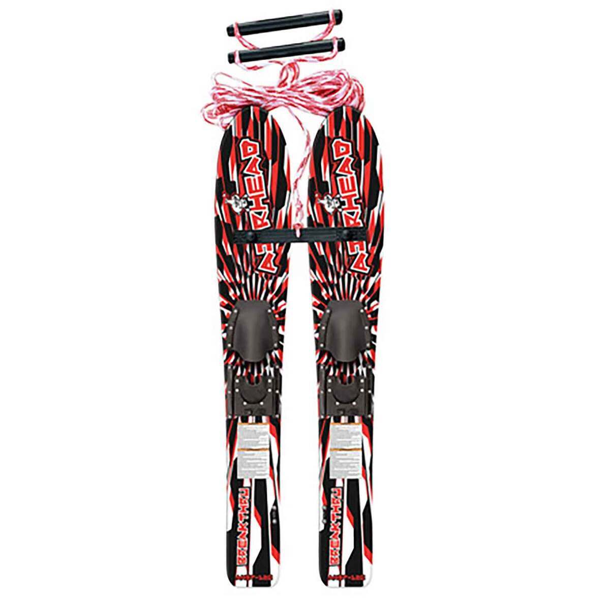 Airhead Breakthrough Widebody Trainers Beginner Water Skis - Red/Black