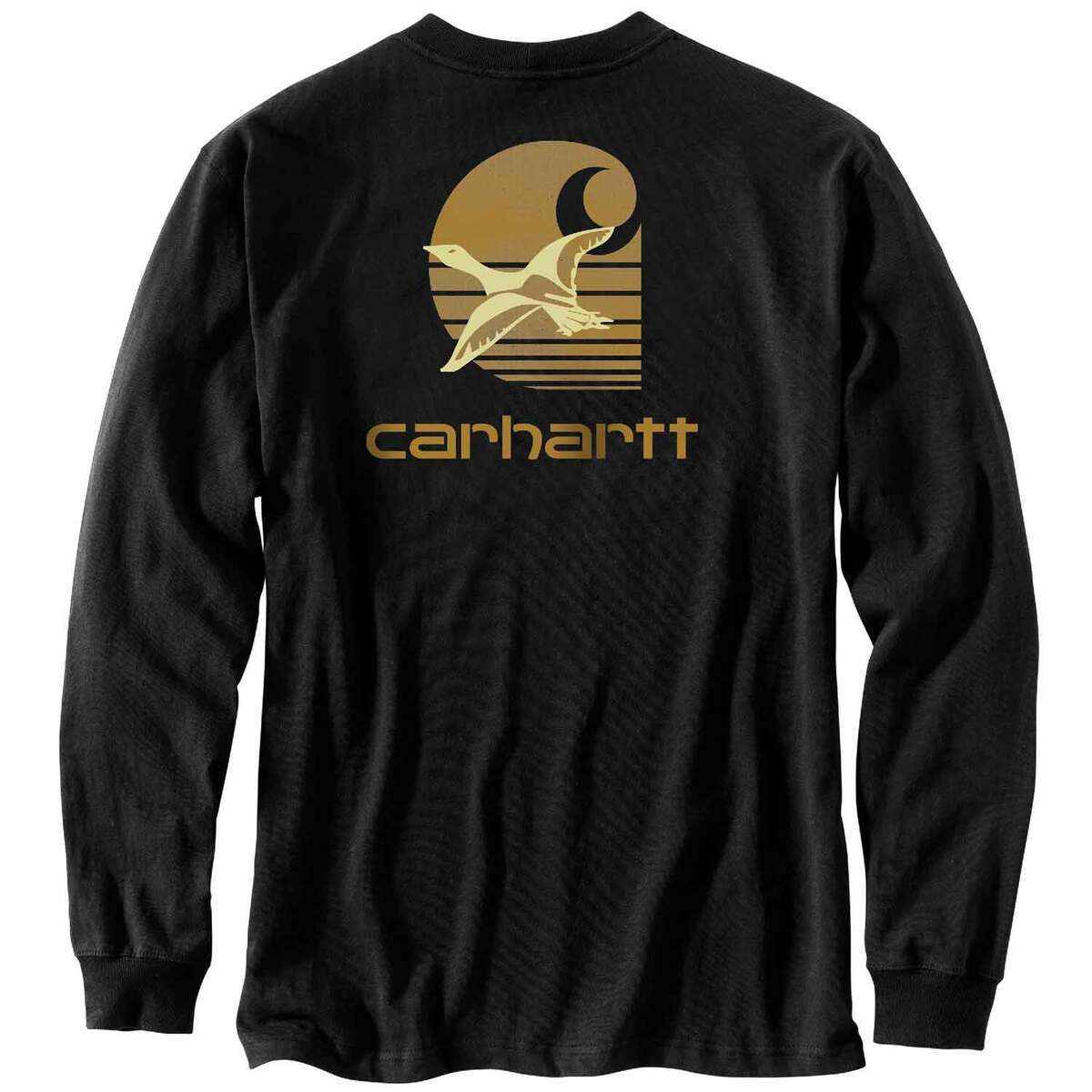 Carhartt Men's Loose Fit Heavyweight Duck Graphic Long Sleeve Work Shirt
