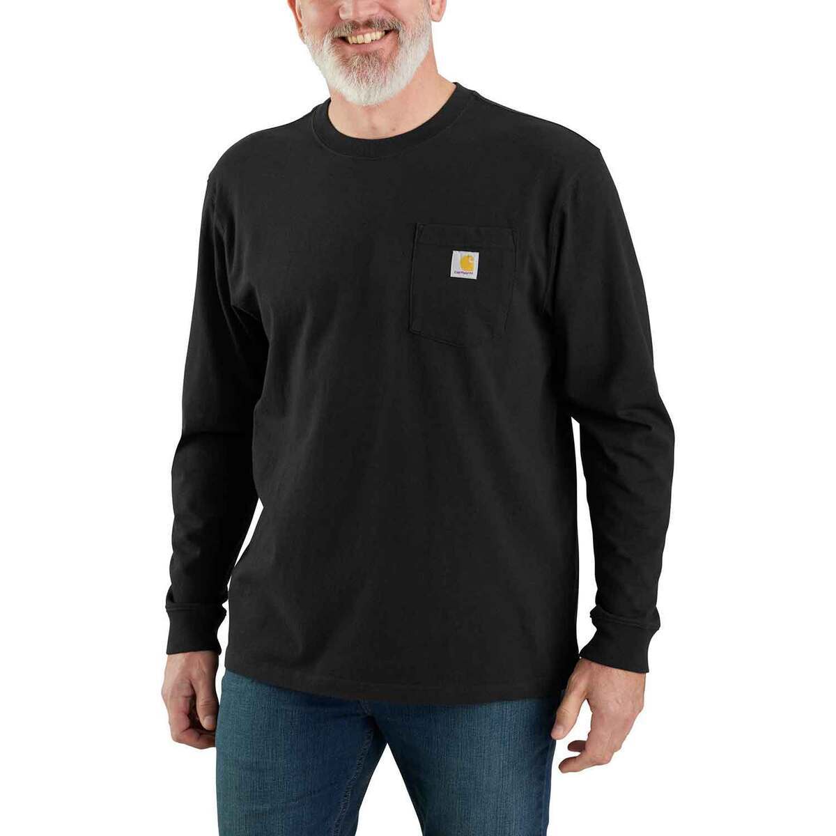 Carhartt Men's Loose Fit Heavyweight Duck Graphic Long Sleeve Work Shirt 4 Carhartt Men's Loose Fit Heavyweight Duck Graphic Long Sleeve Work Shirt