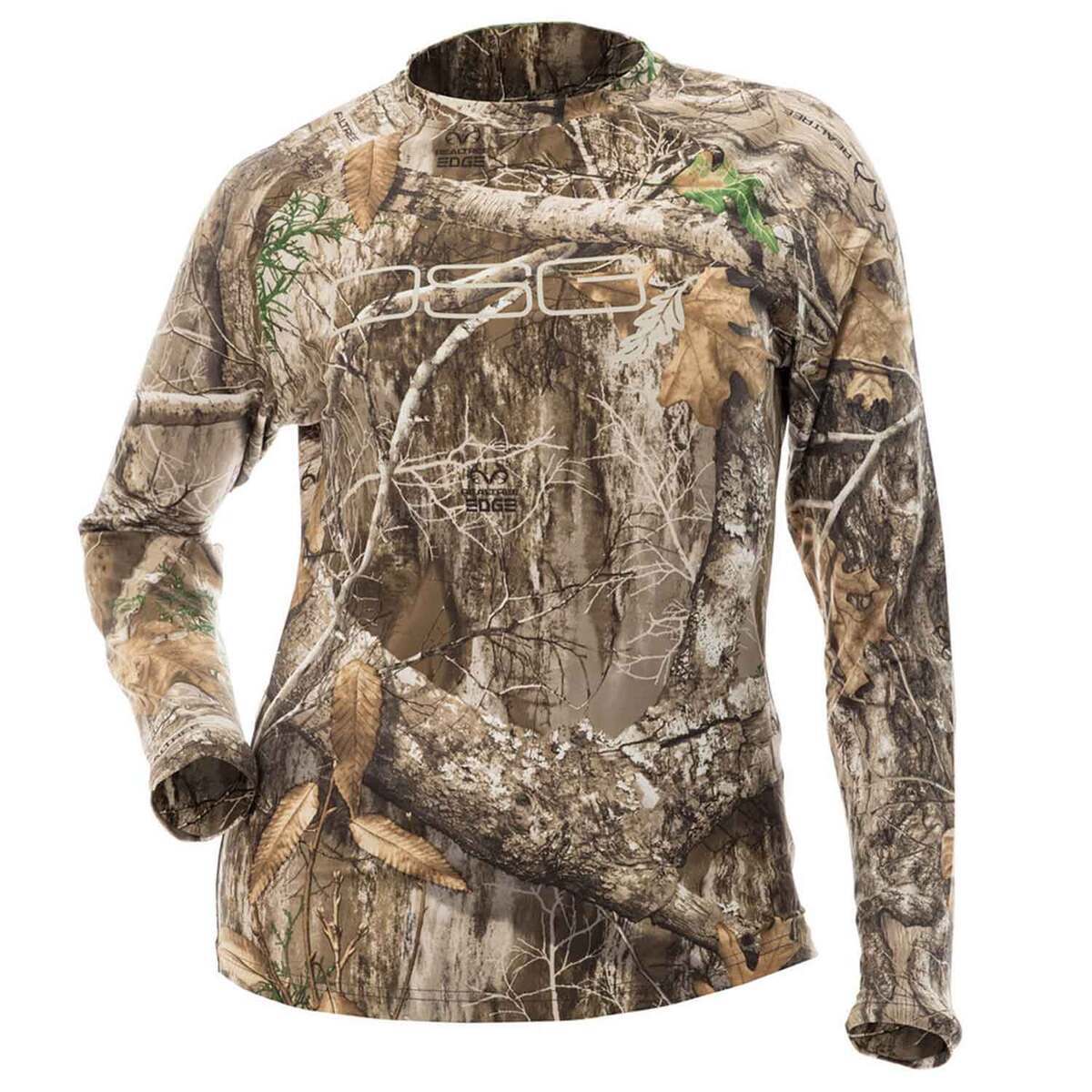 DSG Outerwear Women's Realtree Edge Camo Tech Long Sleeve Hunting Shirt