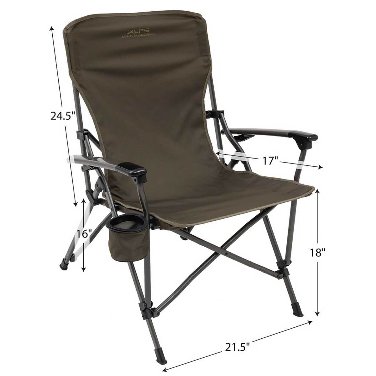 ALPS Mountaineering Leisure Camp Chair - Clay 6 ALPS Mountaineering Leisure Camp Chair - Clay