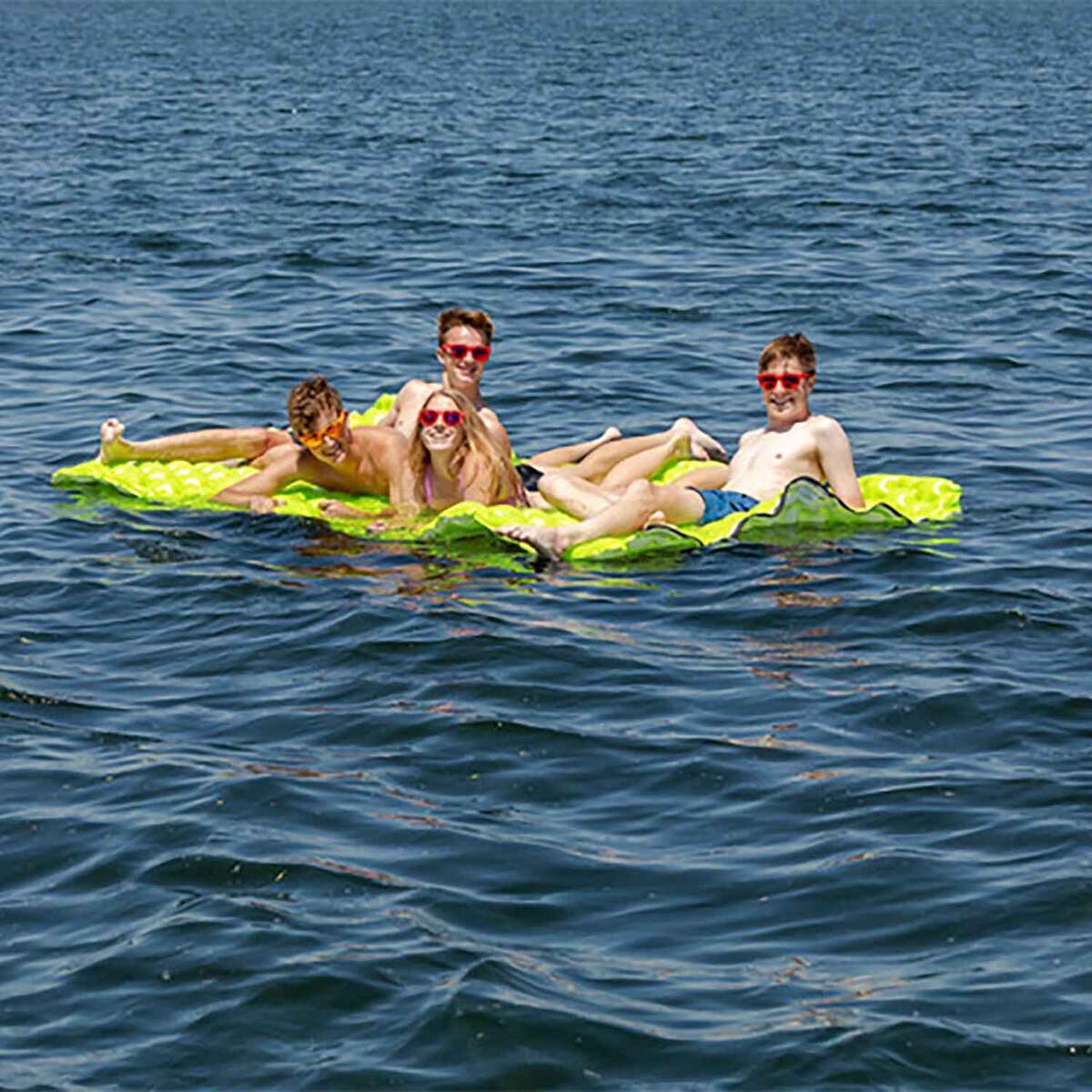 Airhead Air Island Large Lake Float - Lime 4 Airhead Air Island Large Lake Float - Lime