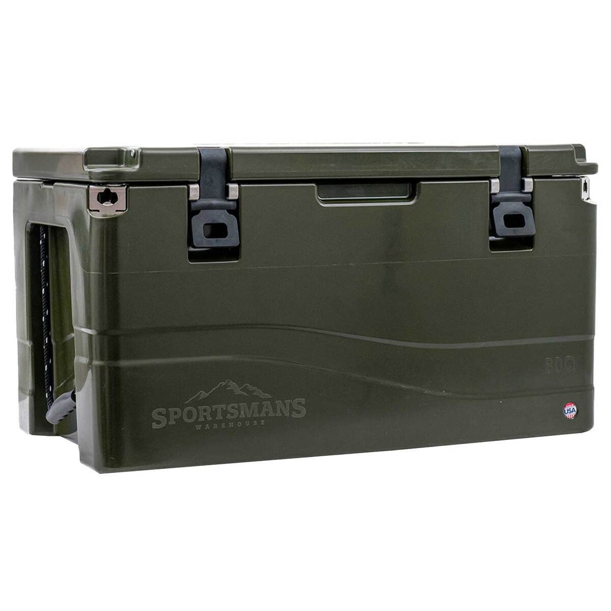 Sportsman's Warehouse 80 Quart Hard Cooler - Green 4 Sportsman's Warehouse 80 Quart Hard Cooler - Green