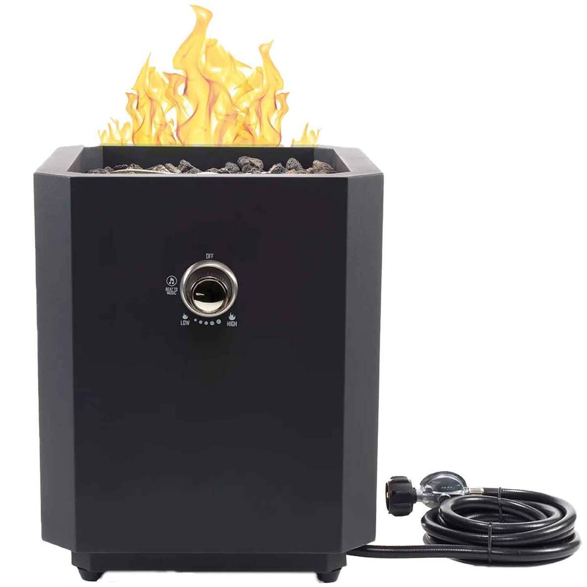Ukiah Note Portable Gas Fire Pit with Sound System 3 Ukiah Note Portable Gas Fire Pit with Sound System