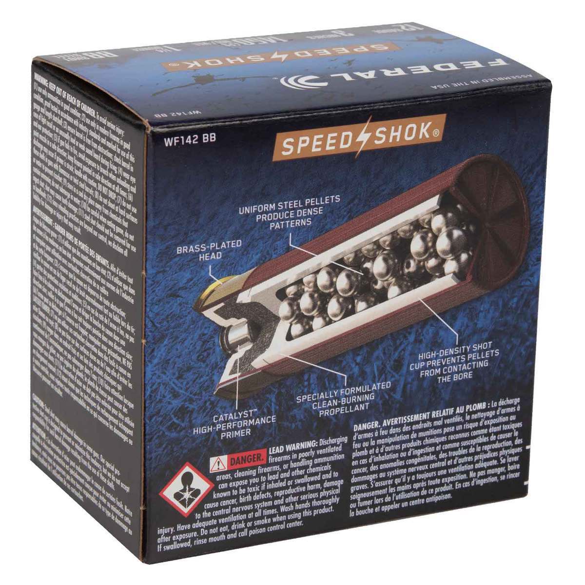 Federal Speed-Shok 12 Gauge 3in BB 1-1/4oz Waterfowl Shotshells - 25 Rounds