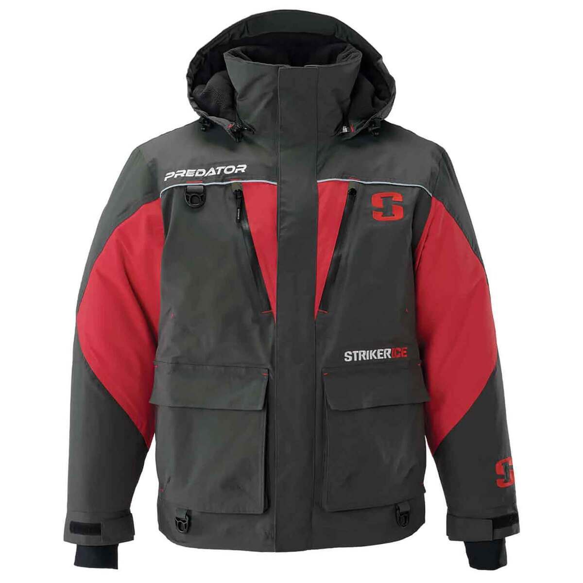 Striker Ice Black/Red Predator Men's Ice Fishing Jacket 6 Striker Ice Black/Red Predator Men's Ice Fishing Jacket