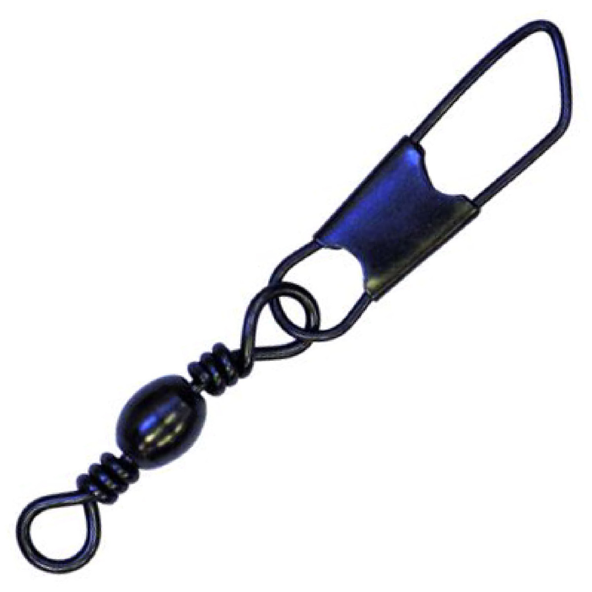 Eagle Claw Black Barrel Swivel With Safety Snap 5 Eagle Claw Black Barrel Swivel With Safety Snap