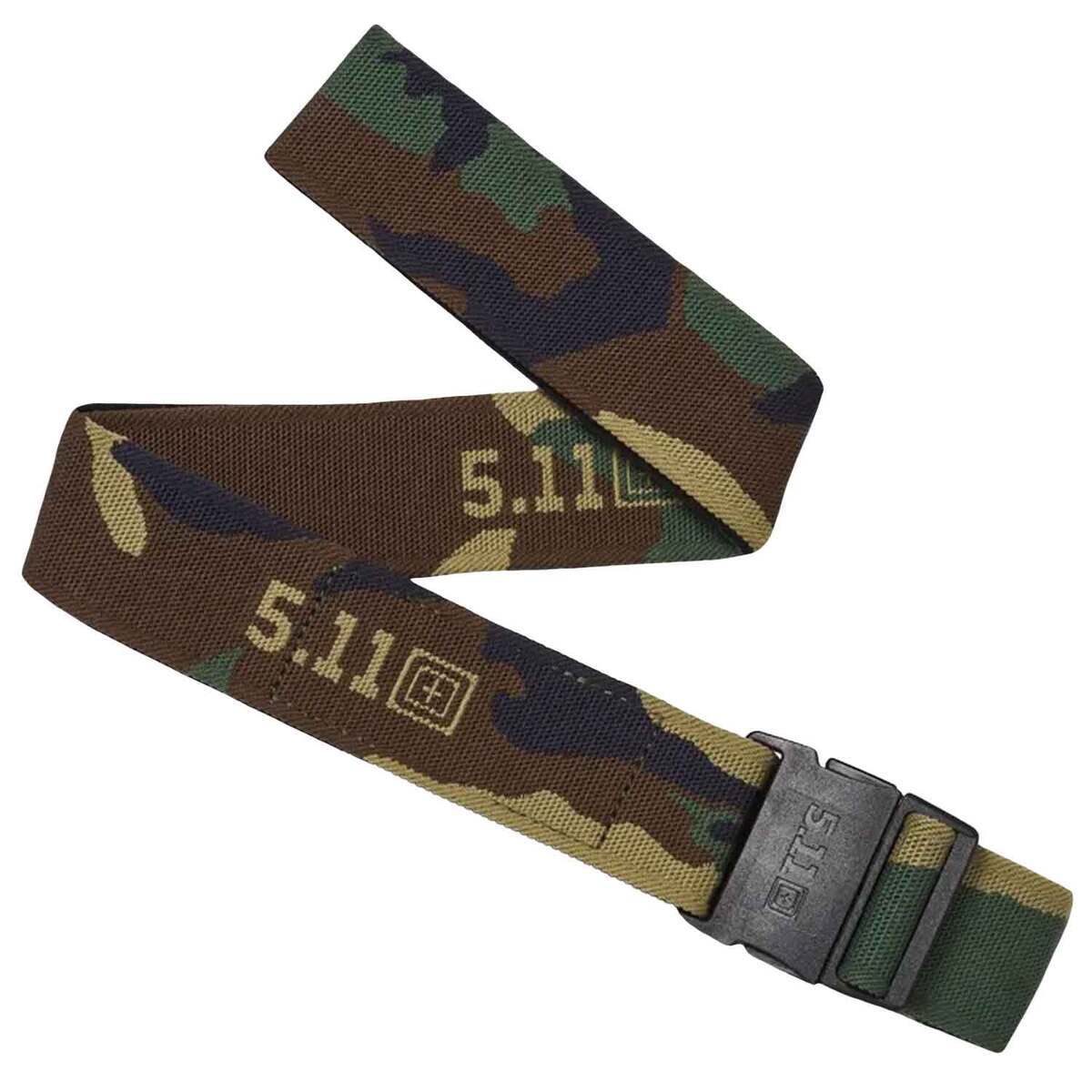 5.11 Ayce Belt - Black/Woodland Camo - S/XL