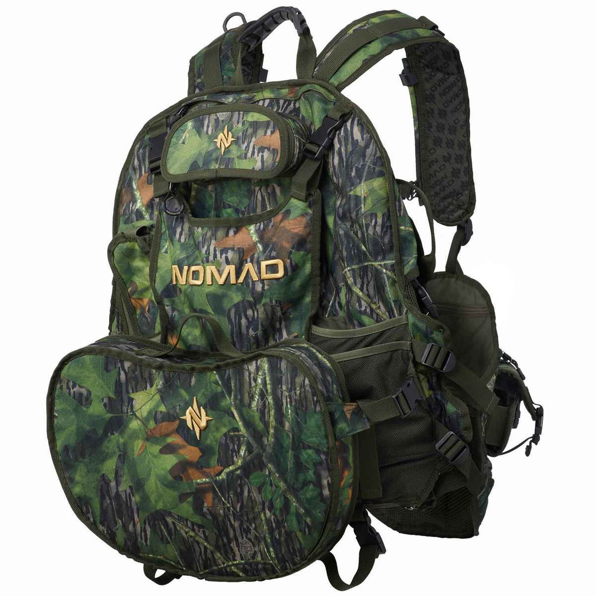 Nomad Men's Mossy Oak Shadow Leaf Killin' Time Turkey Hunting Vest - One Size Fits Most