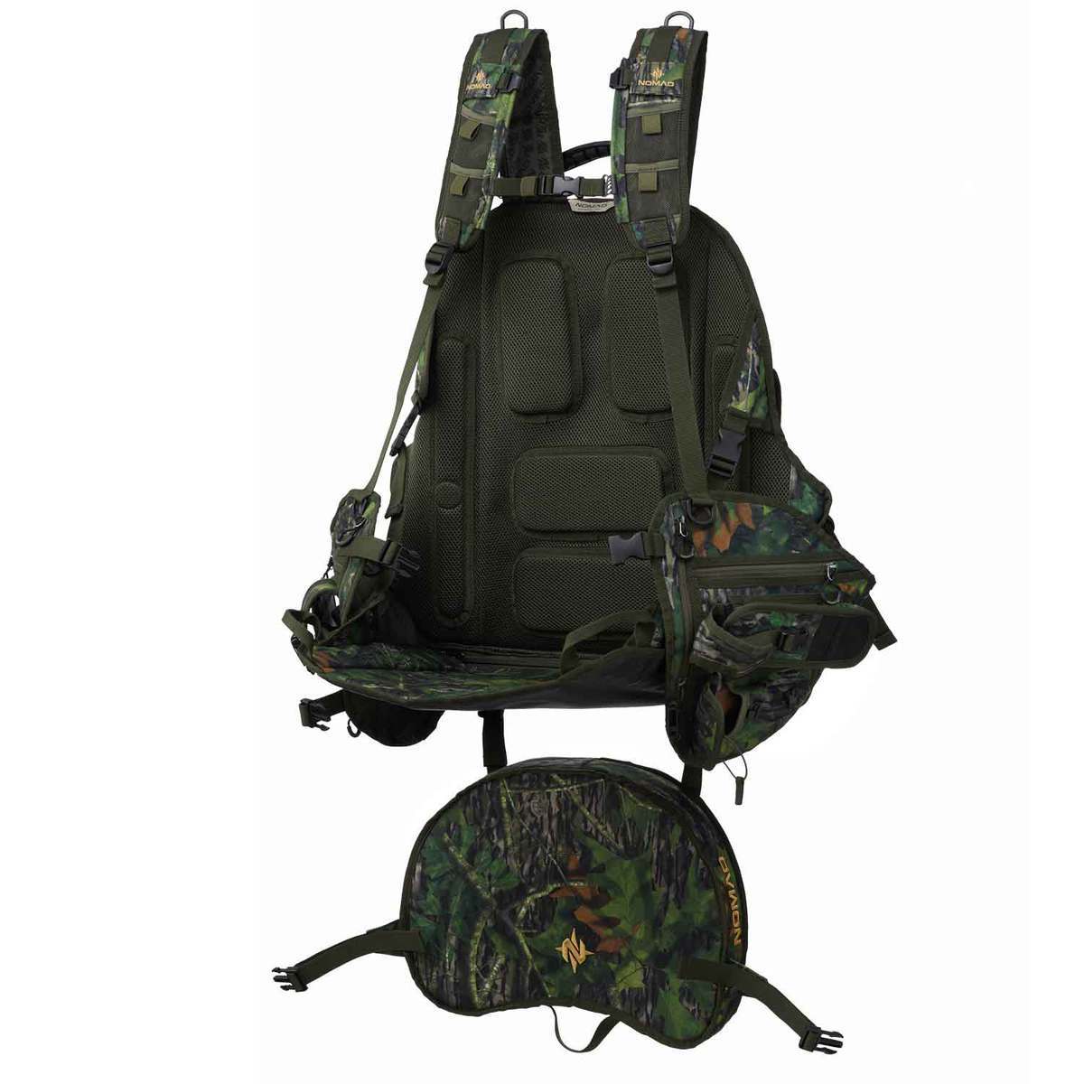 Nomad Men's Mossy Oak Shadow Leaf Killin' Time Turkey Hunting Vest - One Size Fits Most 4 Nomad Men's Mossy Oak Shadow Leaf Killin' Time Turkey Hunting Vest - One Size Fits Most