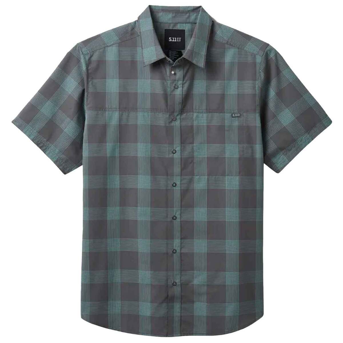 5.11 Men's Wyatt Plaid Short Sleeve Tactical Shirt