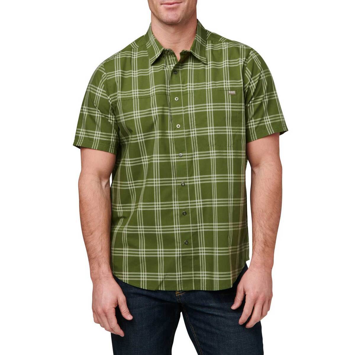 5.11 Men's Wyatt Plaid Short Sleeve Tactical Shirt