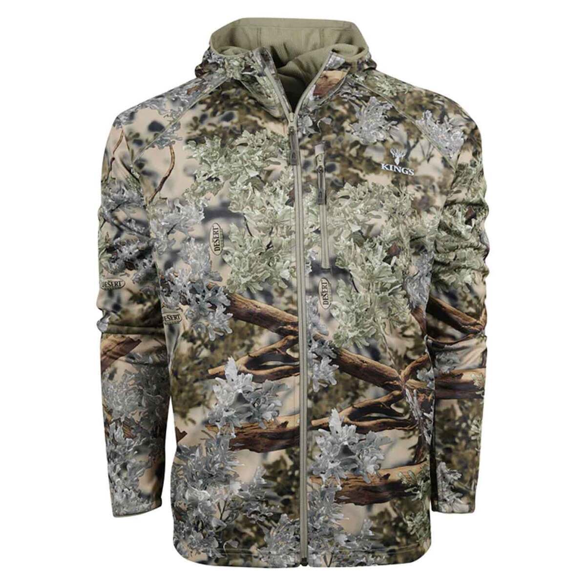 Kings Camo Men's Desert Shadow Full Zip Hunting Jacket