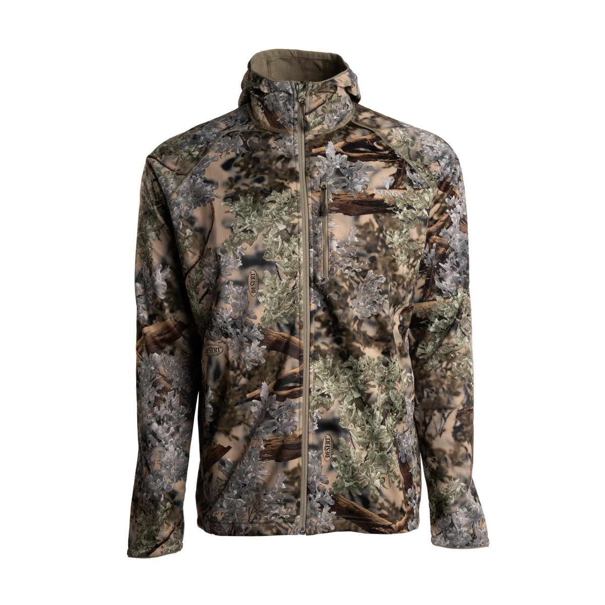 Kings Camo Men's Desert Shadow Full Zip Hunting Jacket