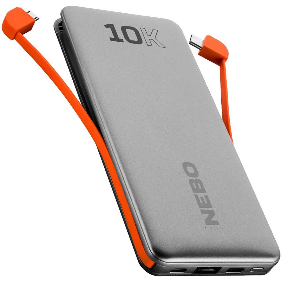 NEBO IC 10K Portable Power Bank - Gray