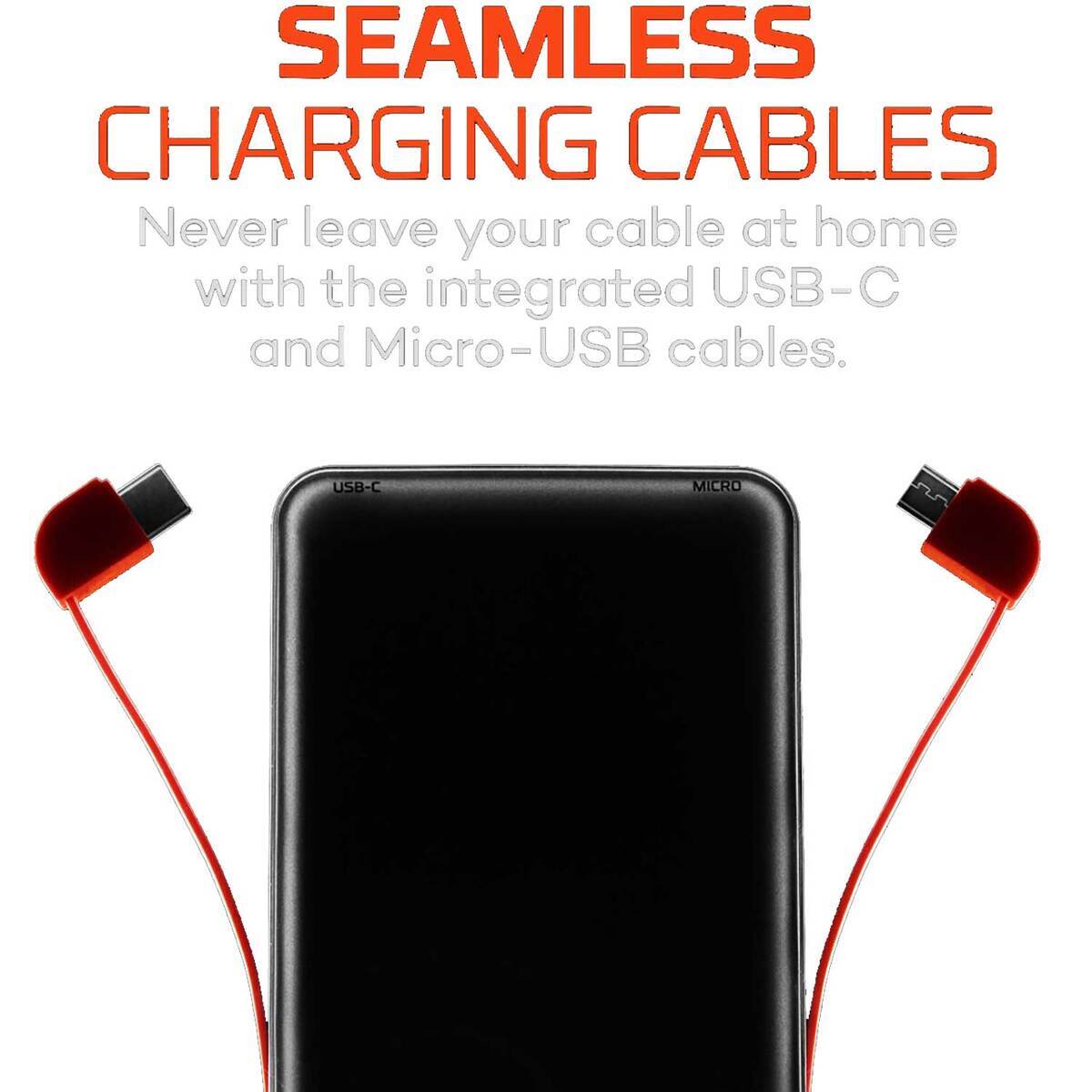 NEBO IC 10K Portable Power Bank - Gray