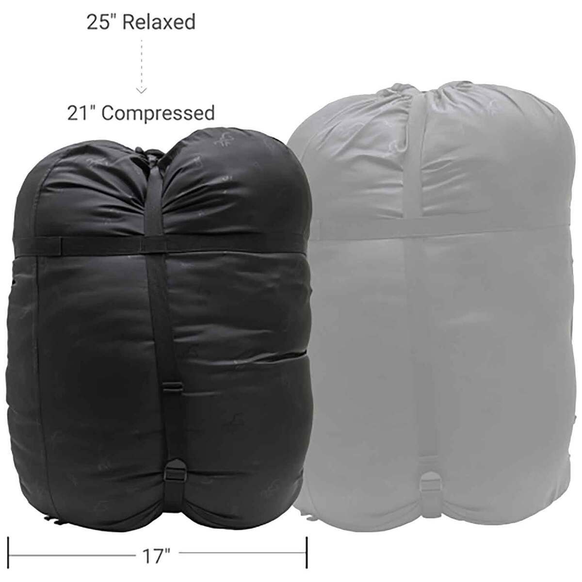 Browning McKinley -30F Degree Oversized Semi Rectangular Sleeping Bag - Charcoal/Gray 5 Browning McKinley -30F Degree Oversized Semi Rectangular Sleeping Bag - Charcoal/Gray
