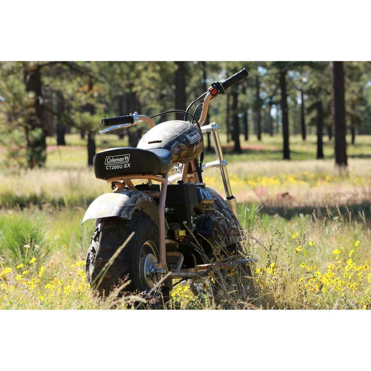 Coleman Powersports CT200U-EX Mini Bike - Camo 3 Coleman Powersports CT200U-EX Mini Bike - Camo