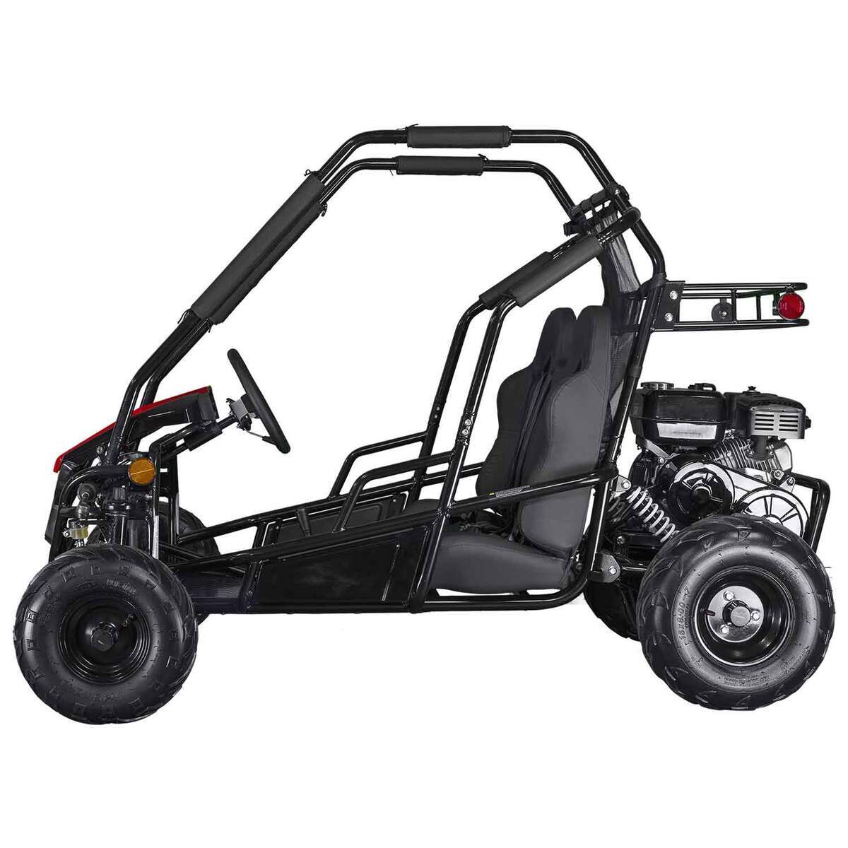 Coleman Powersports GK200 Go Kart - Black/Red