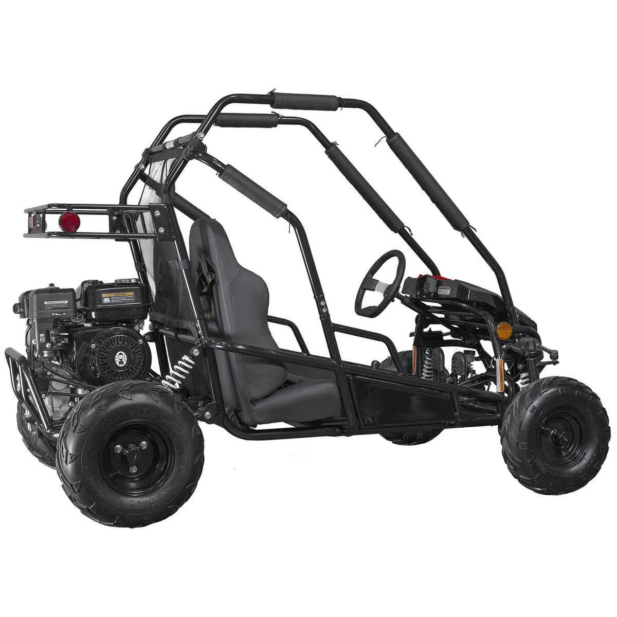 Coleman Powersports GK200 Go Kart - Black/Red 4 Coleman Powersports GK200 Go Kart - Black/Red