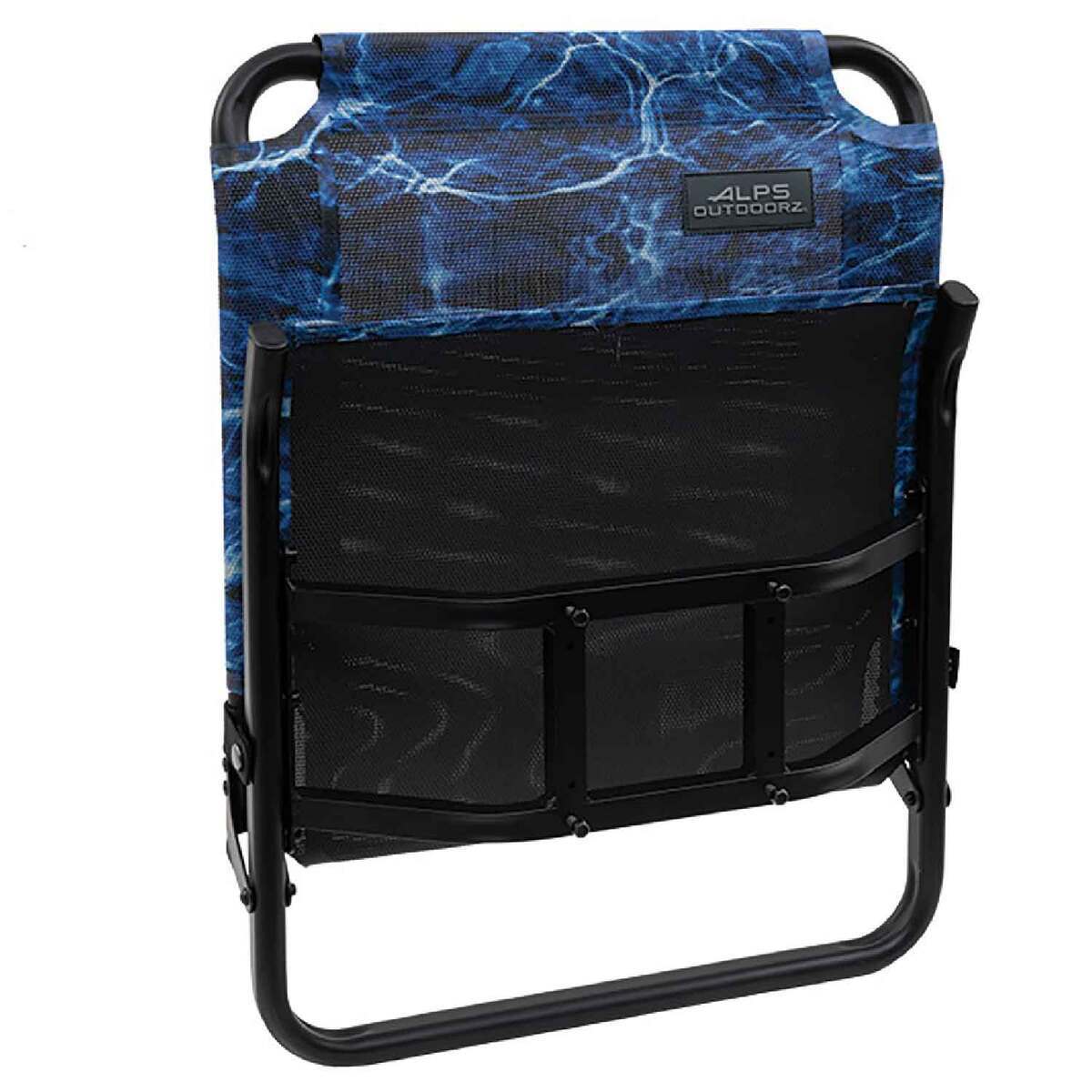 ALPS Outdoorz Cast-N-Blast Boat Seat - Mossy Oak Elements Agua Marlin