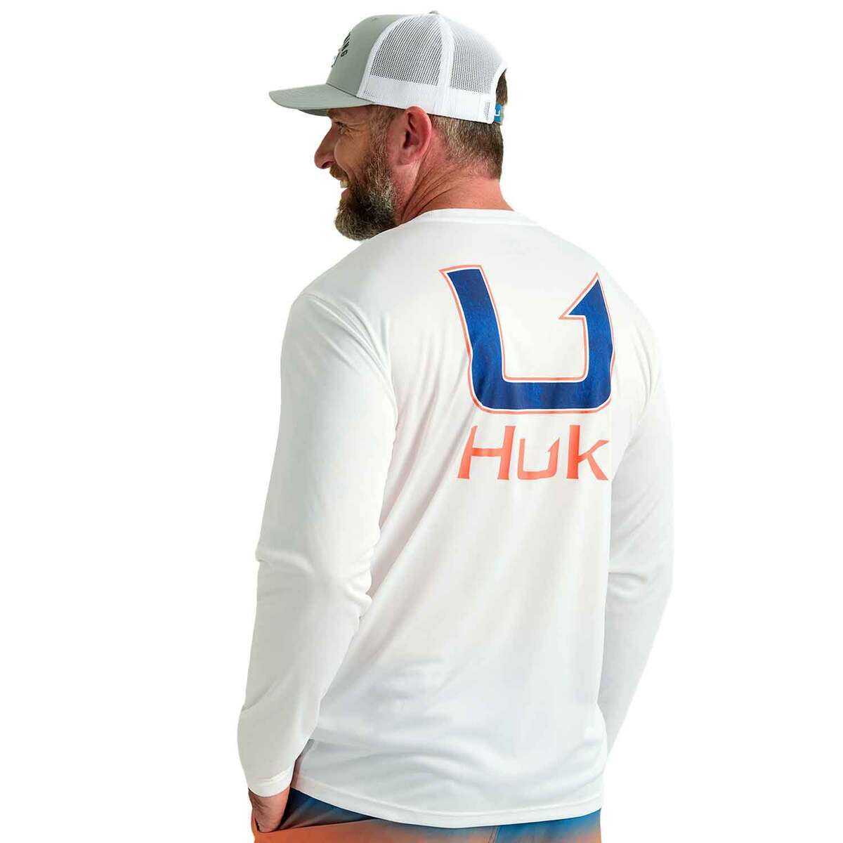 Huk Men's Pursuit Performance Huk Fill Long Sleeve Fishing Shirt