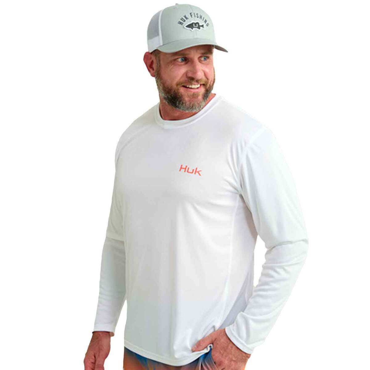 Huk Men's Pursuit Performance Huk Fill Long Sleeve Fishing Shirt