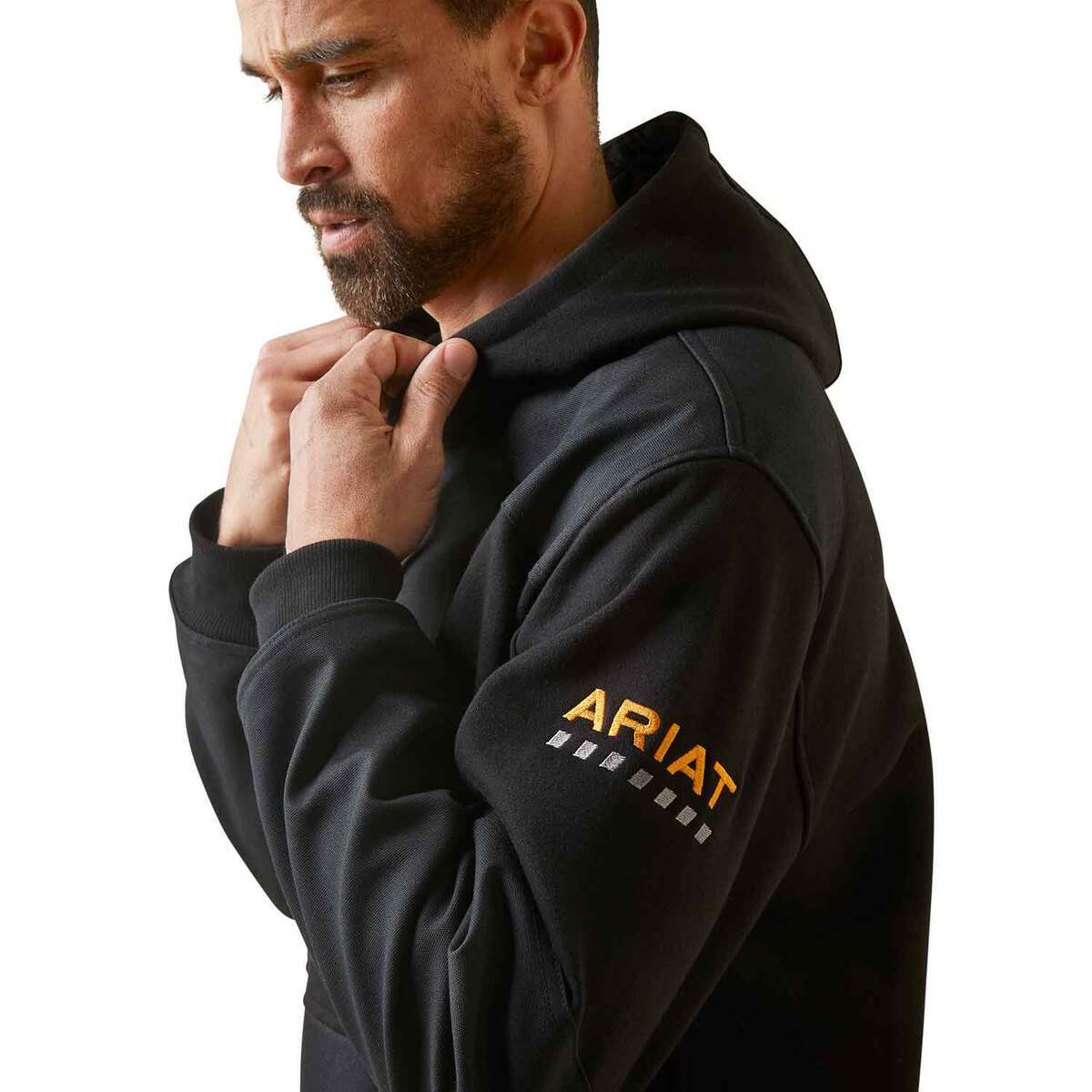 Ariat Men's Rebar Workman DuraCanvas Work Hoodie 3 Ariat Men's Rebar Workman DuraCanvas Work Hoodie