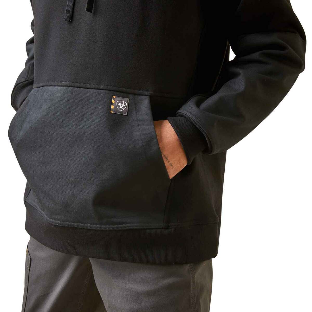 Ariat Men's Rebar Workman DuraCanvas Work Hoodie 4 Ariat Men's Rebar Workman DuraCanvas Work Hoodie