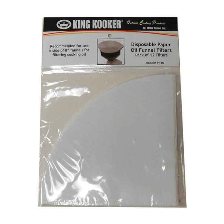 King Kooker Disposable Paper Oil Funnel Filters