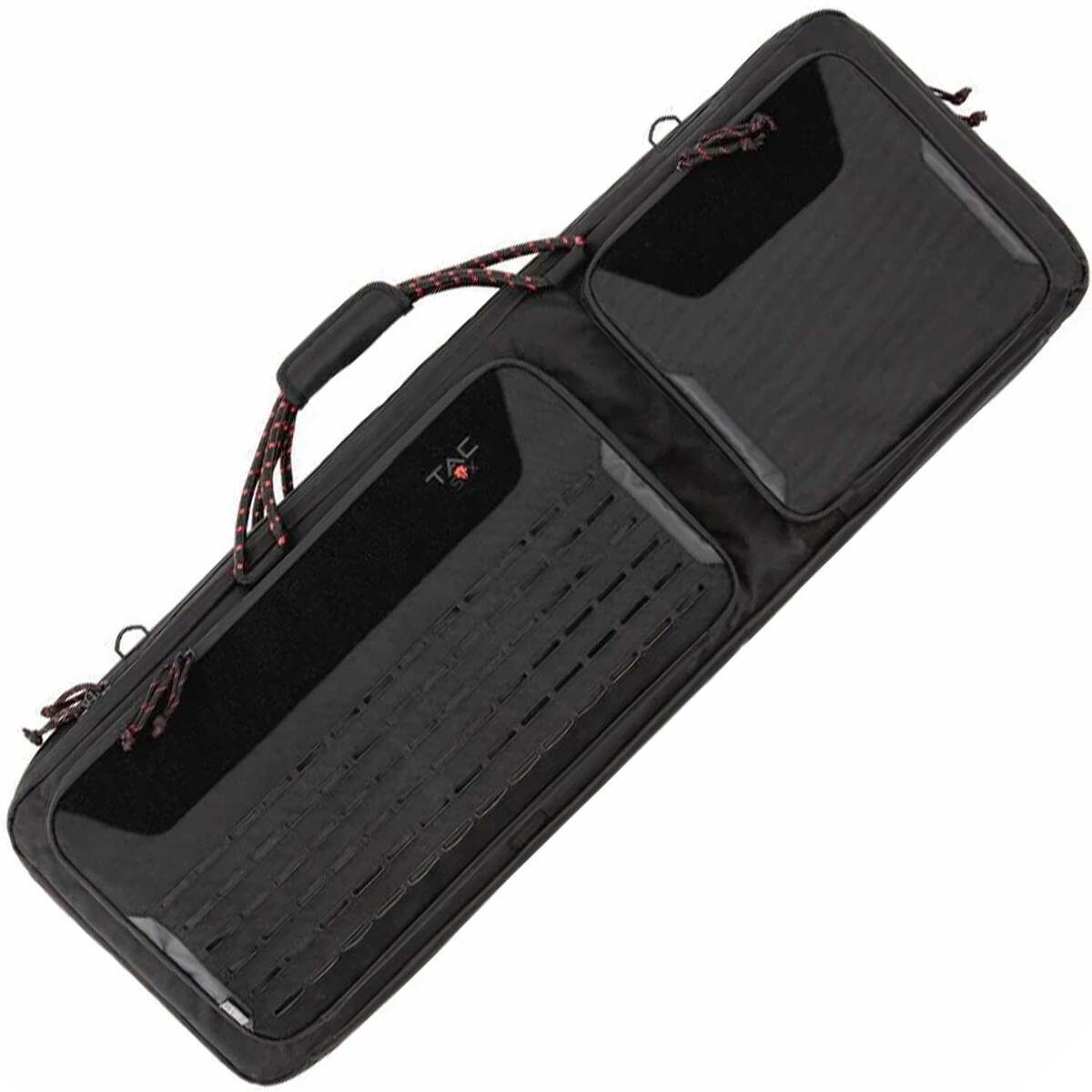 Allen Company Tac-Six 2-Firearm Unit with Laser Cut Molle Front 38in Tactical Rifle Case - Black