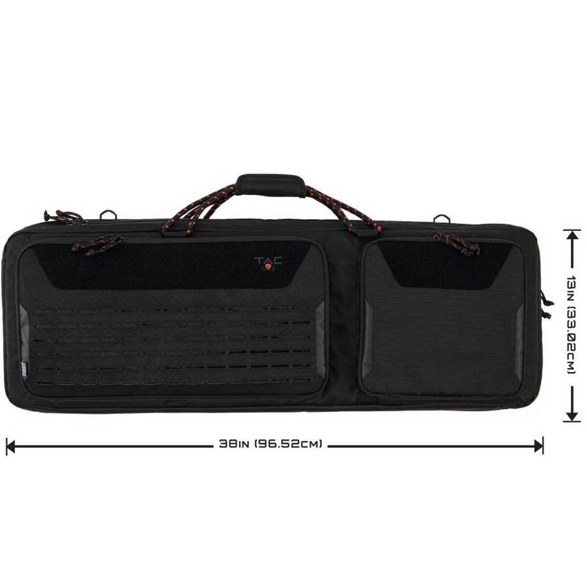 Allen Company Tac-Six 2-Firearm Unit with Laser Cut Molle Front 38in Tactical Rifle Case - Black 4 Allen Company Tac-Six 2-Firearm Unit with Laser Cut Molle Front 38in Tactical Rifle Case - Black