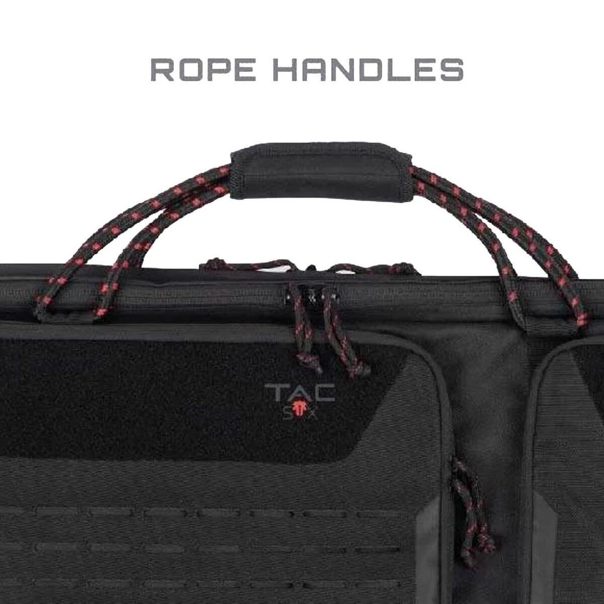 Allen Company Tac-Six 2-Firearm Unit with Laser Cut Molle Front 38in Tactical Rifle Case - Black 6 Allen Company Tac-Six 2-Firearm Unit with Laser Cut Molle Front 38in Tactical Rifle Case - Black