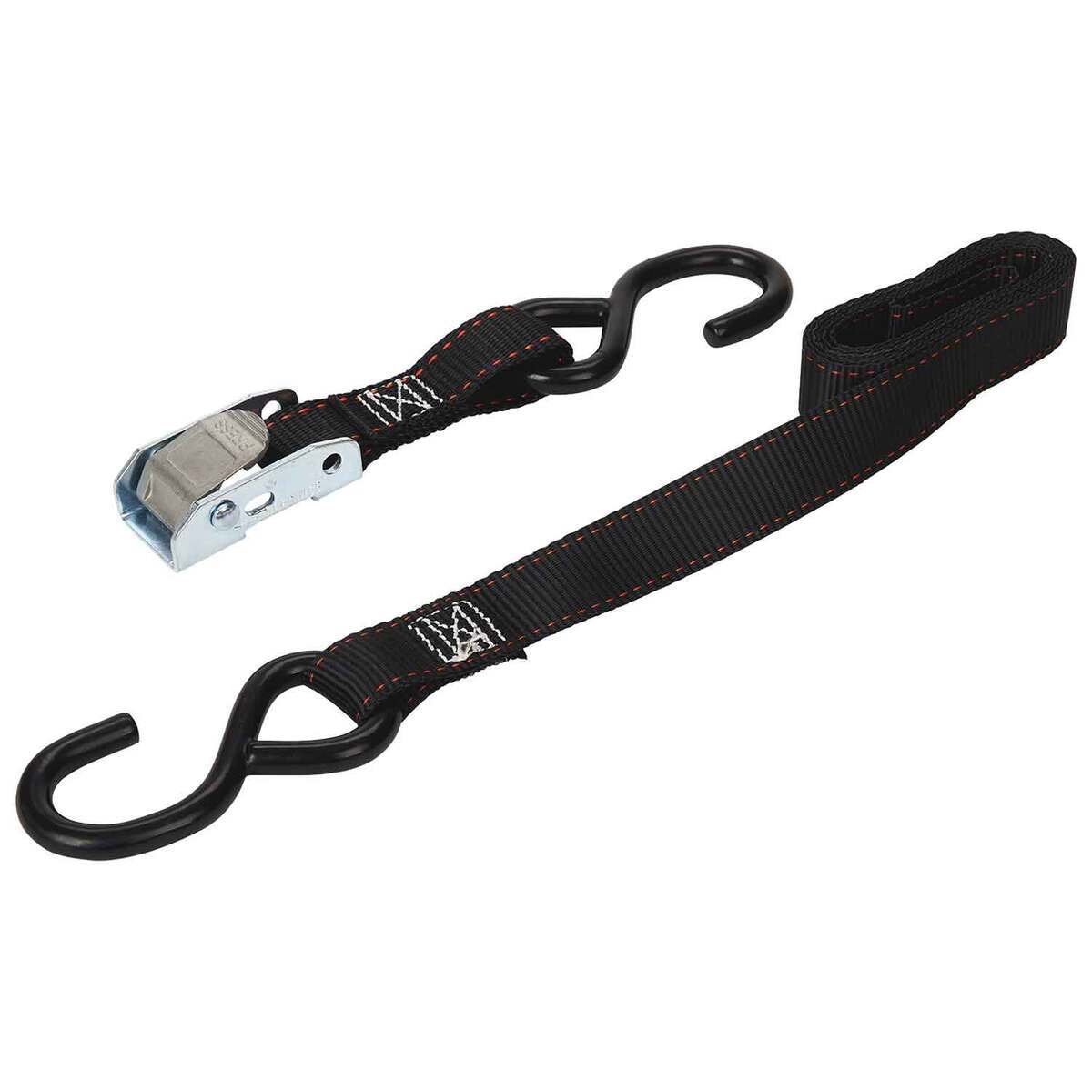 Keeper 1in Cam Buckle Tie Down - 6ft, 2 Pack
