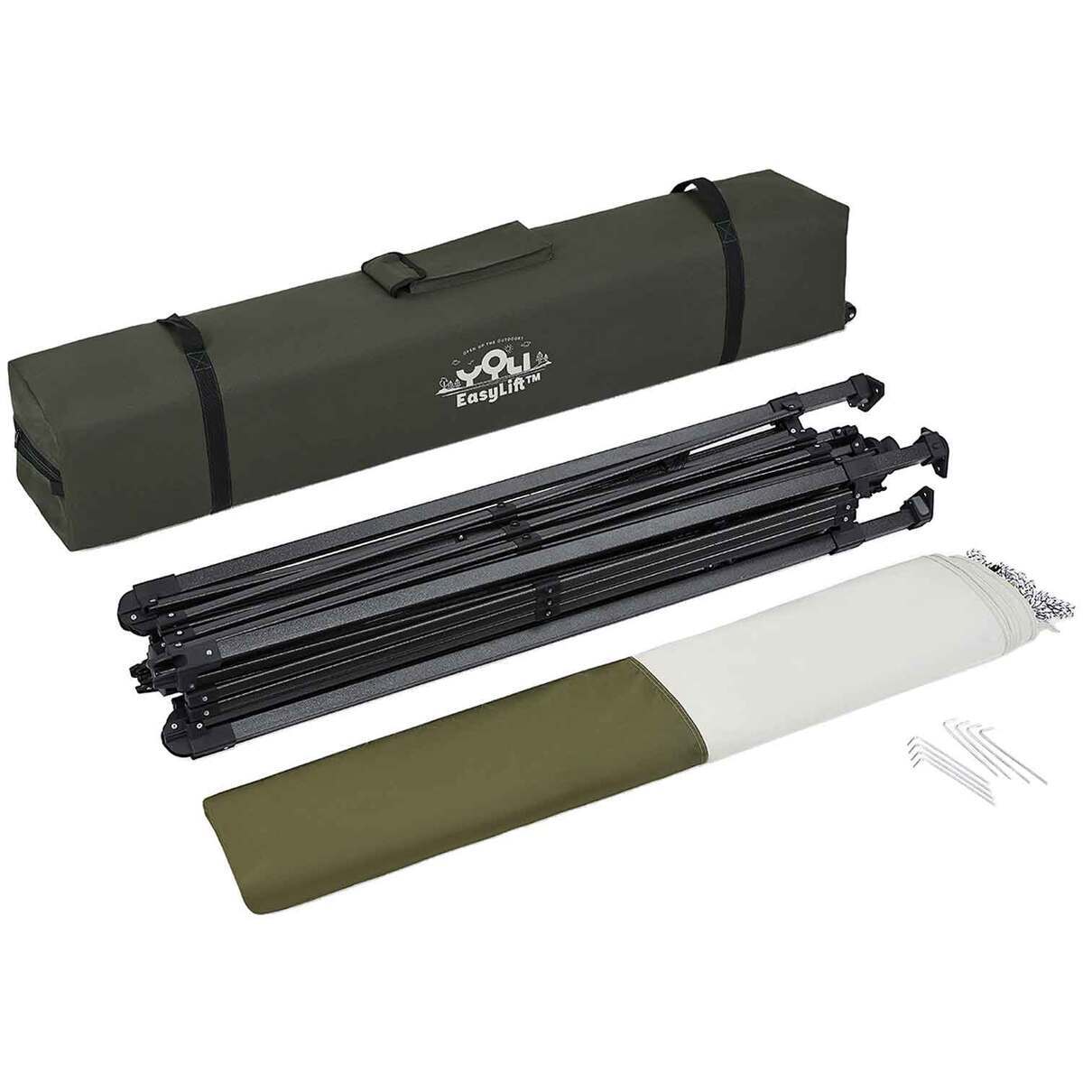 YOLI Solana 235 EasyLift 15ft x 15ft Instant Canopy - Khaki Green and Tan Top 5 YOLI Solana 235 EasyLift 15ft x 15ft Instant Canopy - Khaki Green and Tan Top