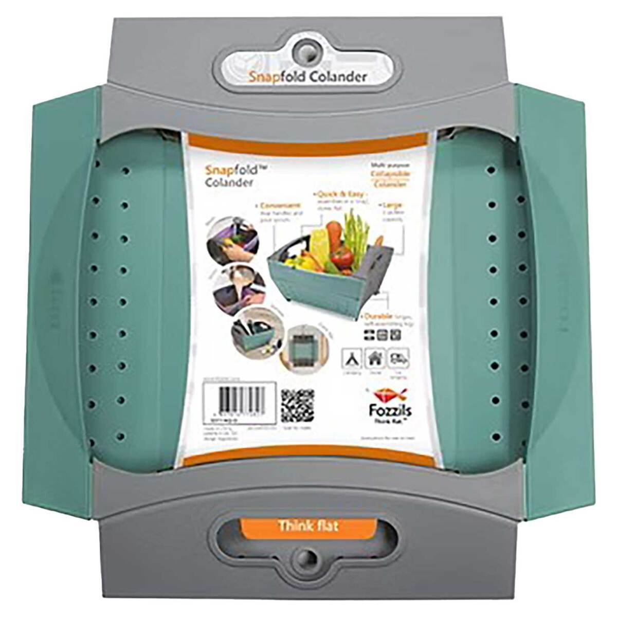 Fozzils SnapFold Colander 3 Fozzils SnapFold Colander