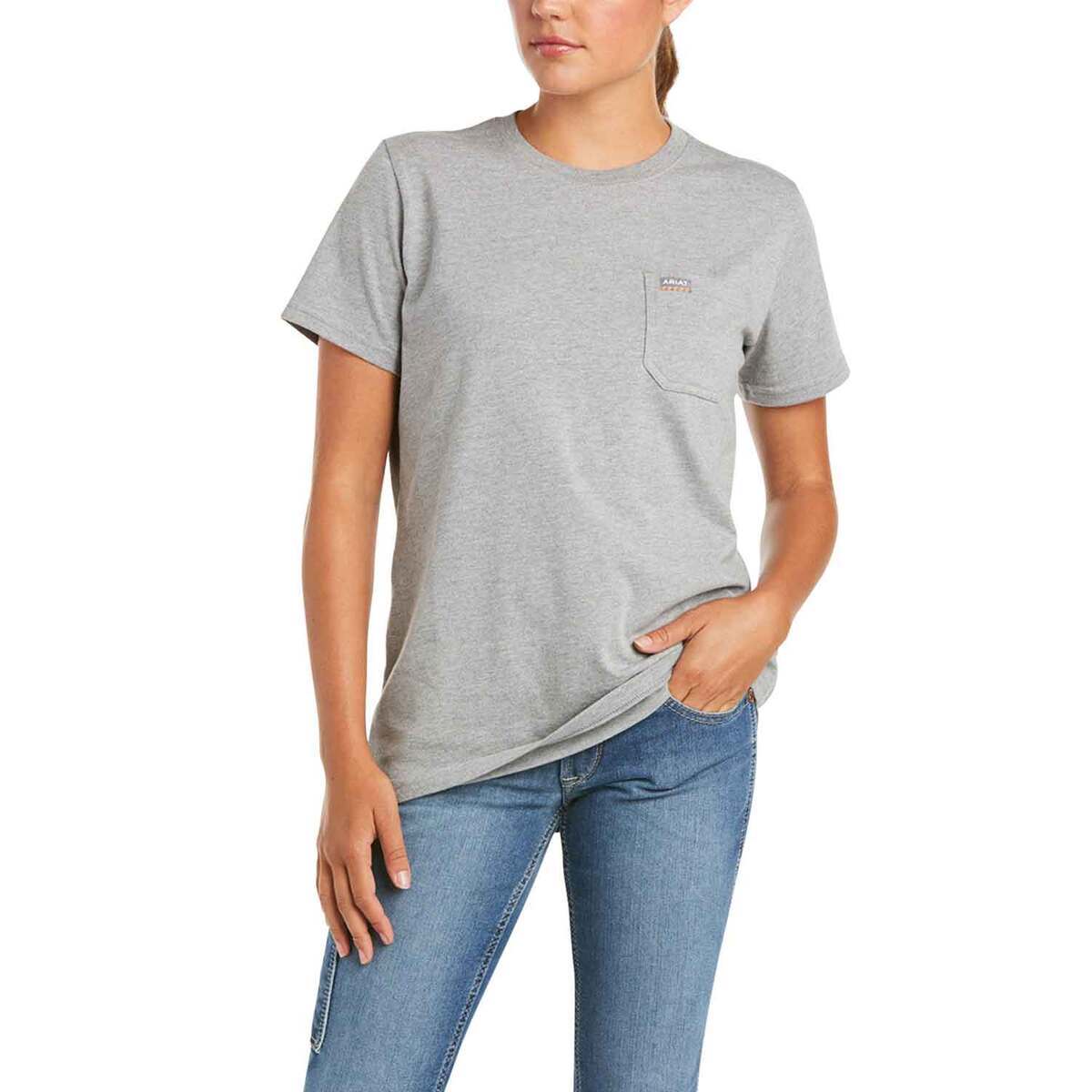 Ariat Women's Rebar Cotton Strong Short Sleeve Work Shirt