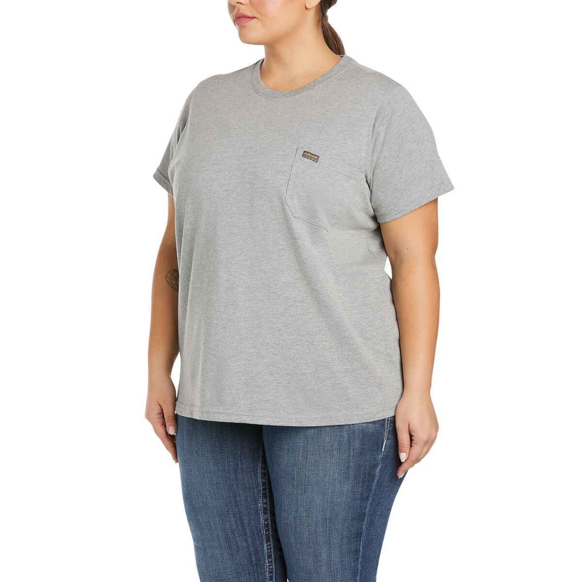 Ariat Women's Rebar Cotton Strong Short Sleeve Work Shirt 3 Ariat Women's Rebar Cotton Strong Short Sleeve Work Shirt