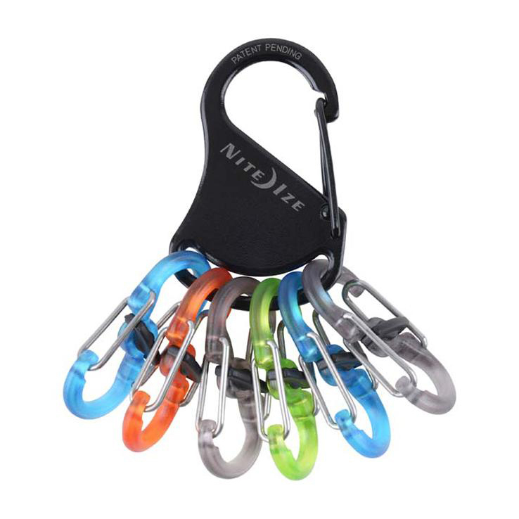 Nite Ize Keyrack Locker Polycarbonate S-Biner Microlocks