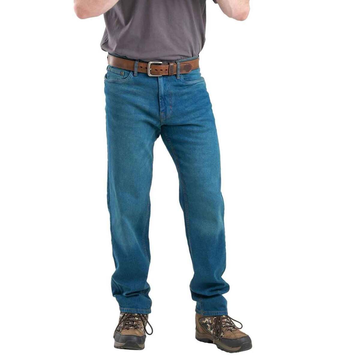 Berne Men's Heartland Flex Straight Leg Relaxed Fit Jeans